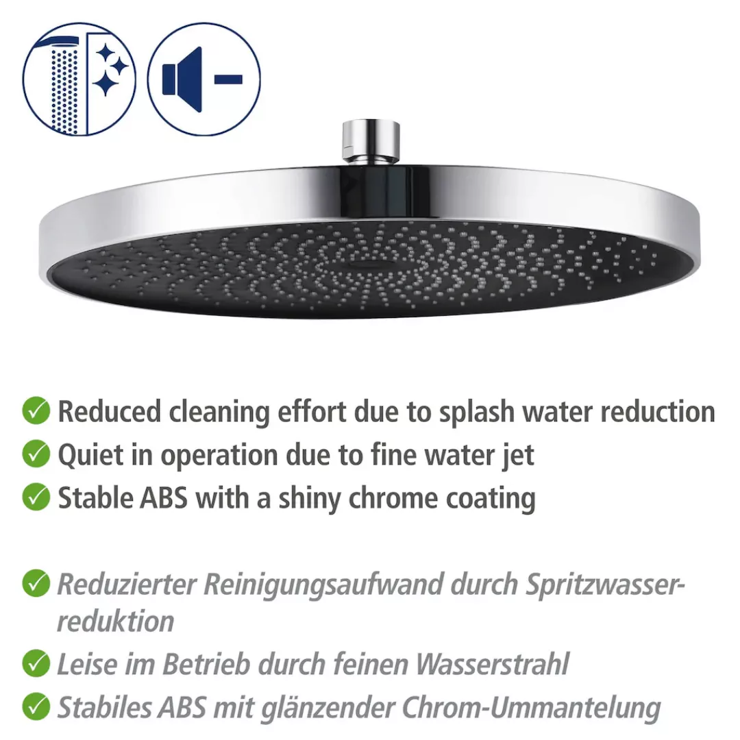 WENKO Duschsystem »Softwater«, Chrom, einfacher Anschluss an bestehende Arm günstig online kaufen