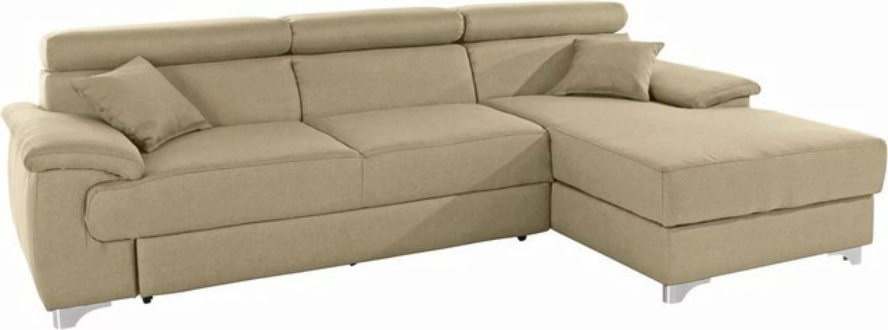 DOMO collection Ecksofa "Mira L-Form", wahlweise mit Bettfunktion und Bettk günstig online kaufen