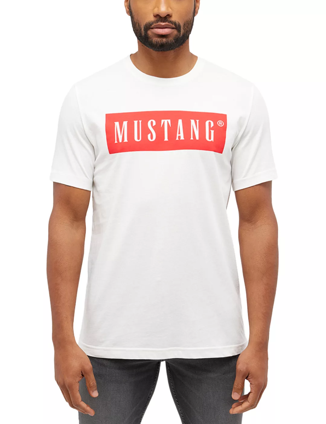 Mustang Herren T-Shirt AUSTIN - Regular Fit günstig online kaufen