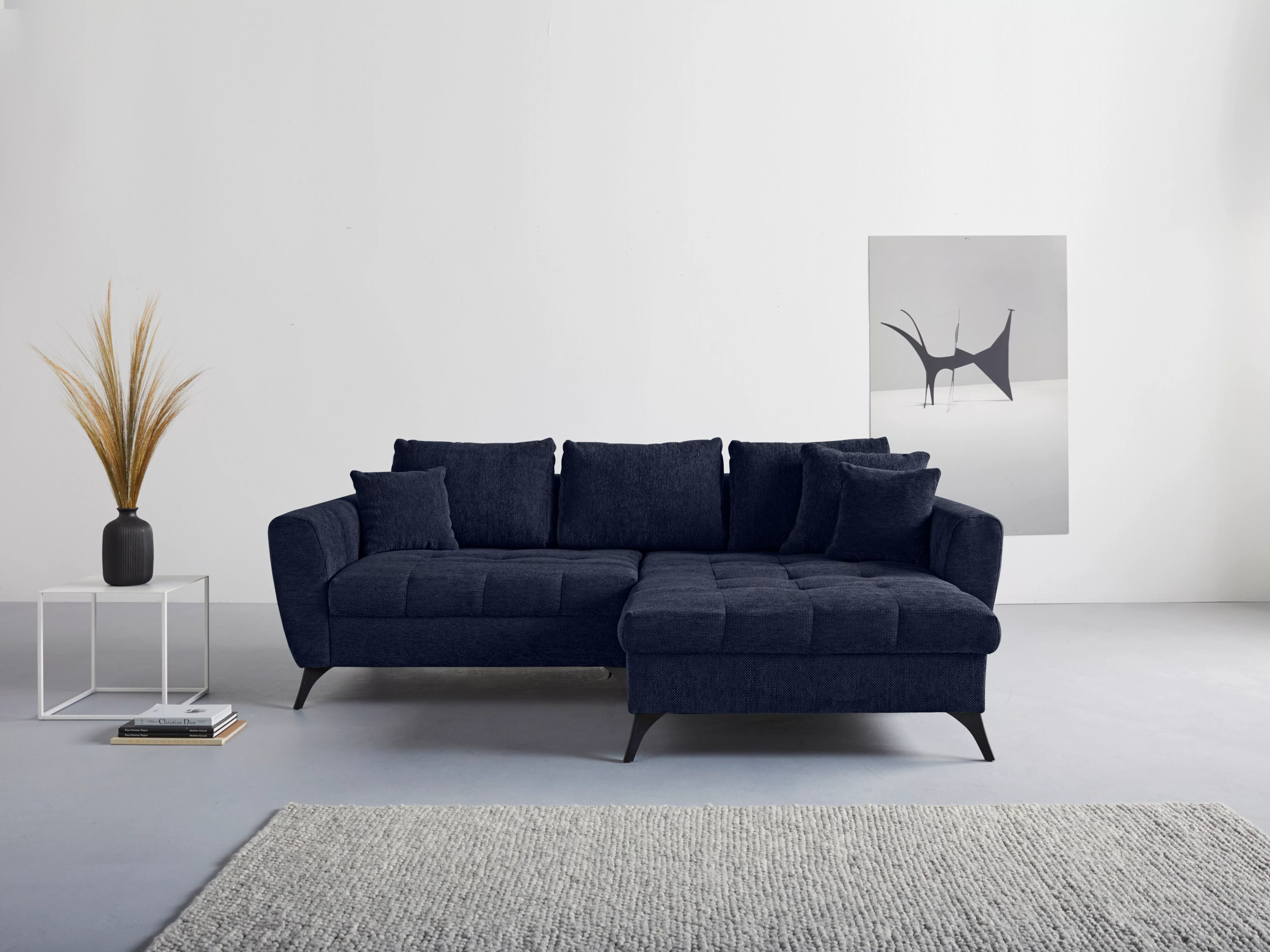 INOSIGN Ecksofa "Lörby L-Form", Belastbarkeit bis 140kg pro Sitzplatz, auch günstig online kaufen