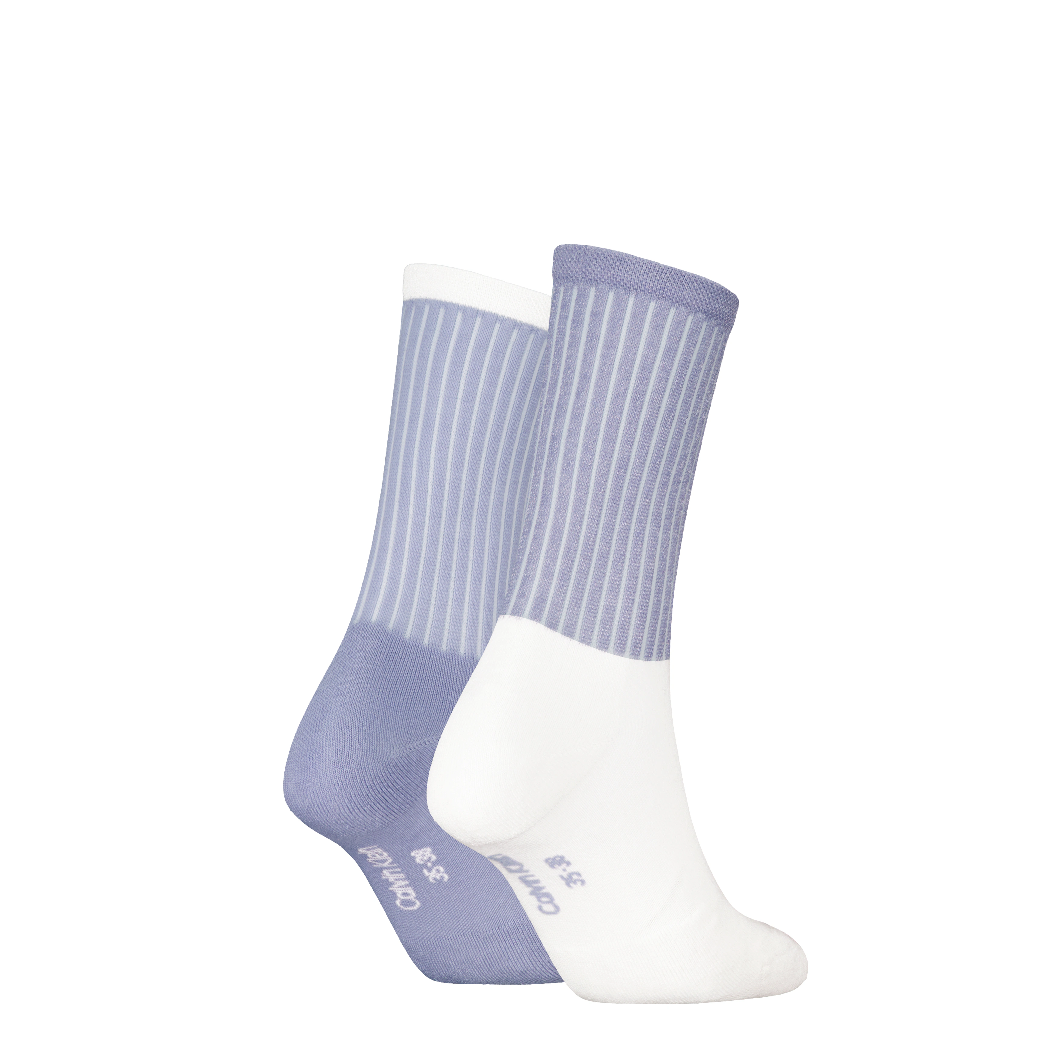 Calvin Klein Jeans Socken "CKJ WOMEN SOCK 2P GLOSSY RIB", (2 Paar), mit Log günstig online kaufen