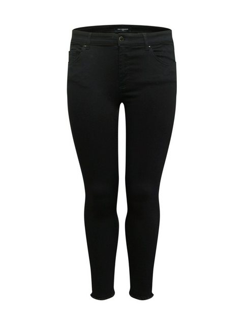 Carmakoma by Only Damen Jeans CARWILLY LIFE REG SK ANK - Skinny Fit - Schwa günstig online kaufen