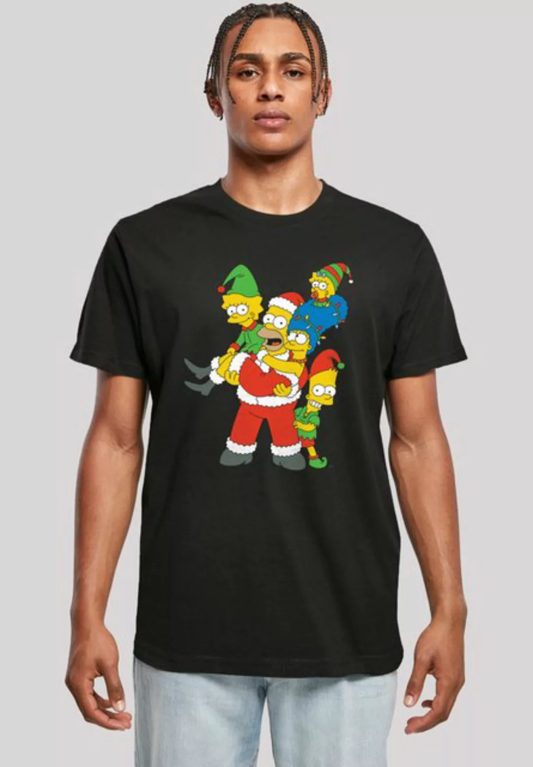 F4NT4STIC T-Shirt "The Simpsons Christmas Weihnachten Family", Print günstig online kaufen