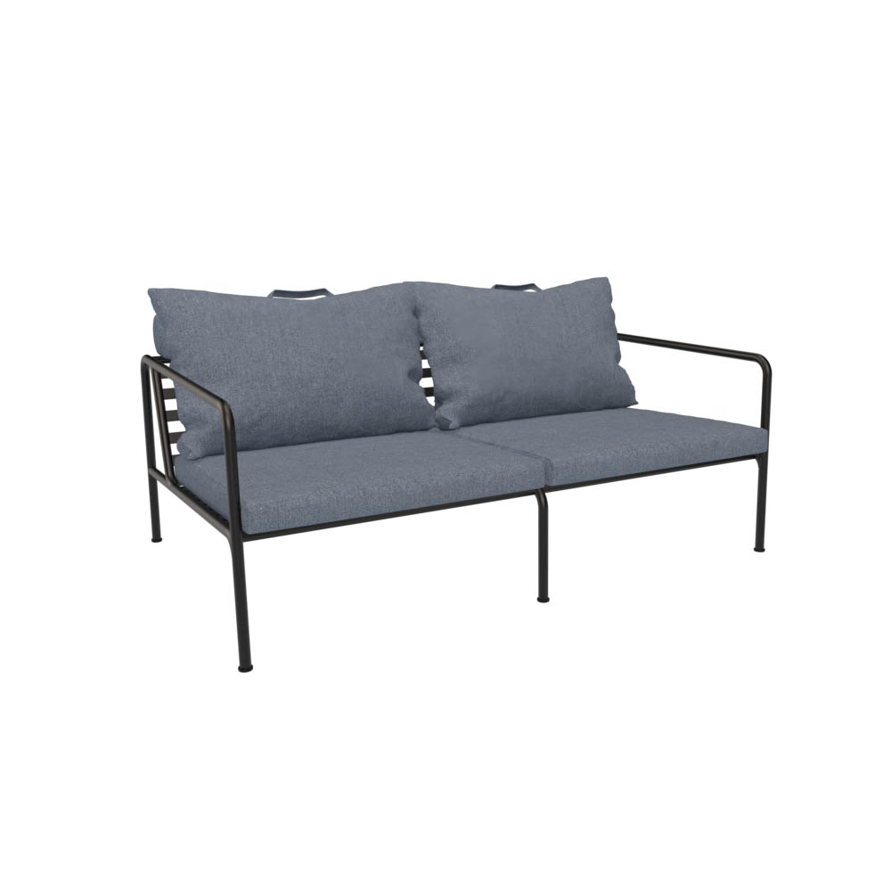 Outdoor 2-Sitzer Sofa AVON schwarz Sky günstig online kaufen