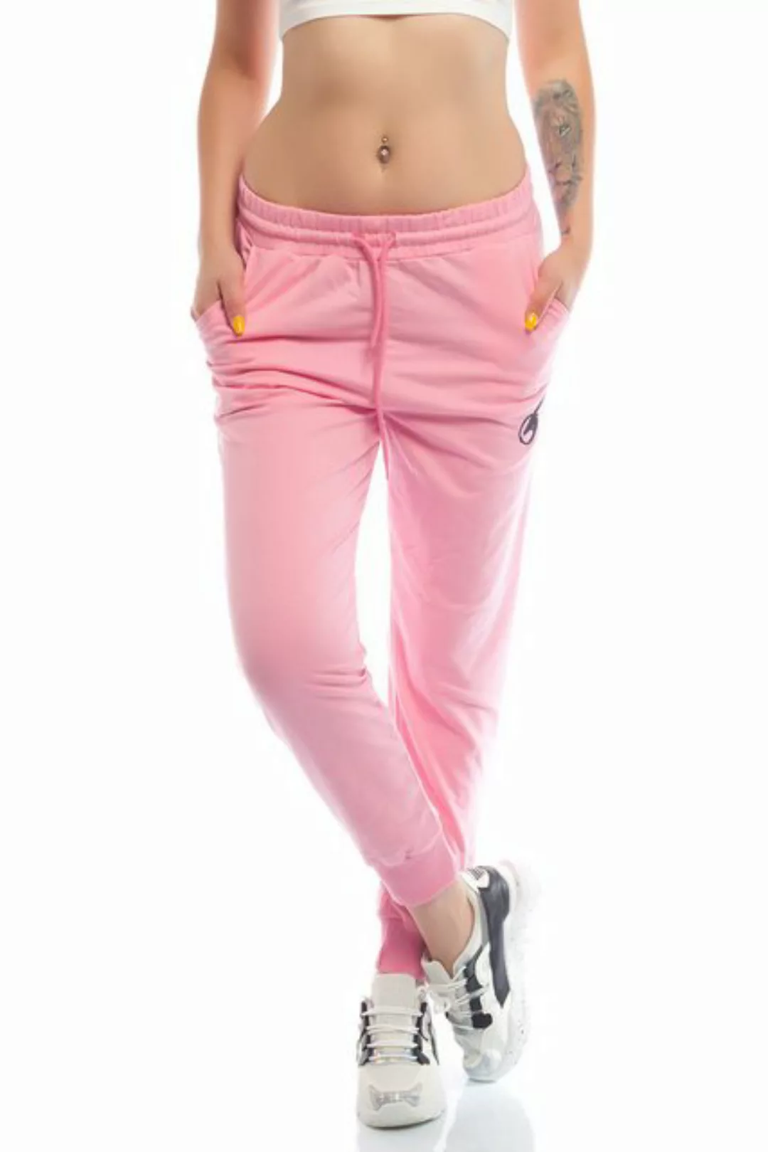 Bongual Loungehose Jogginghose mit Logostickerei Relaxhose Basics günstig online kaufen