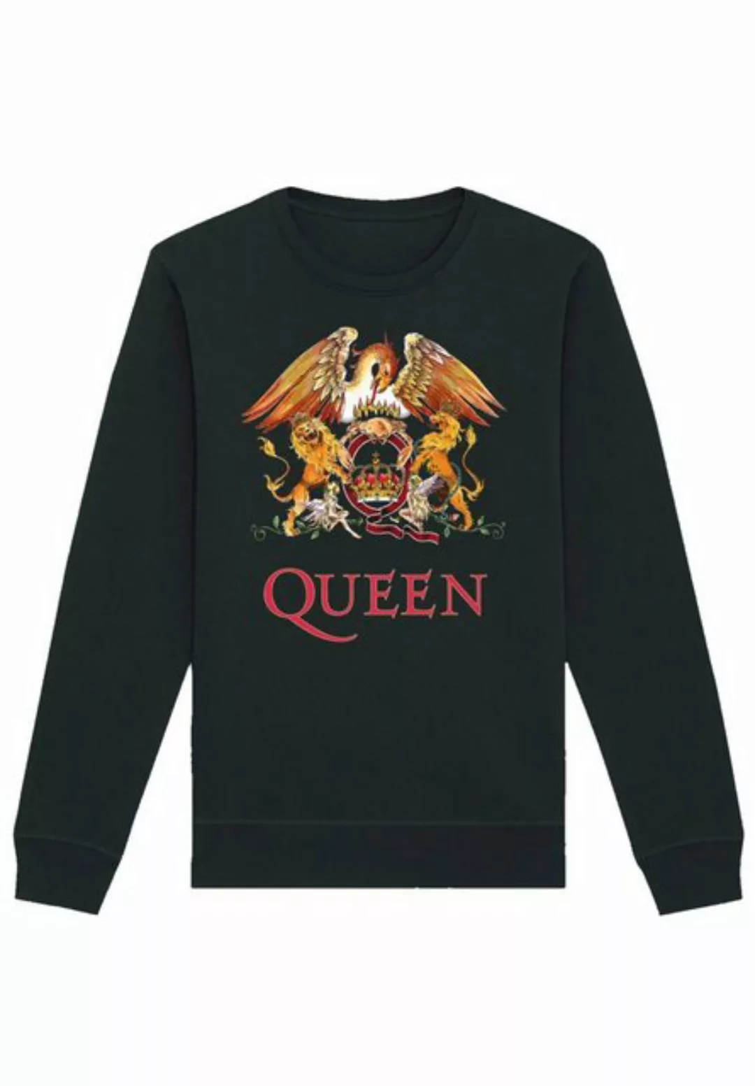 F4NT4STIC Sweatshirt Queen Classic Crest Print günstig online kaufen