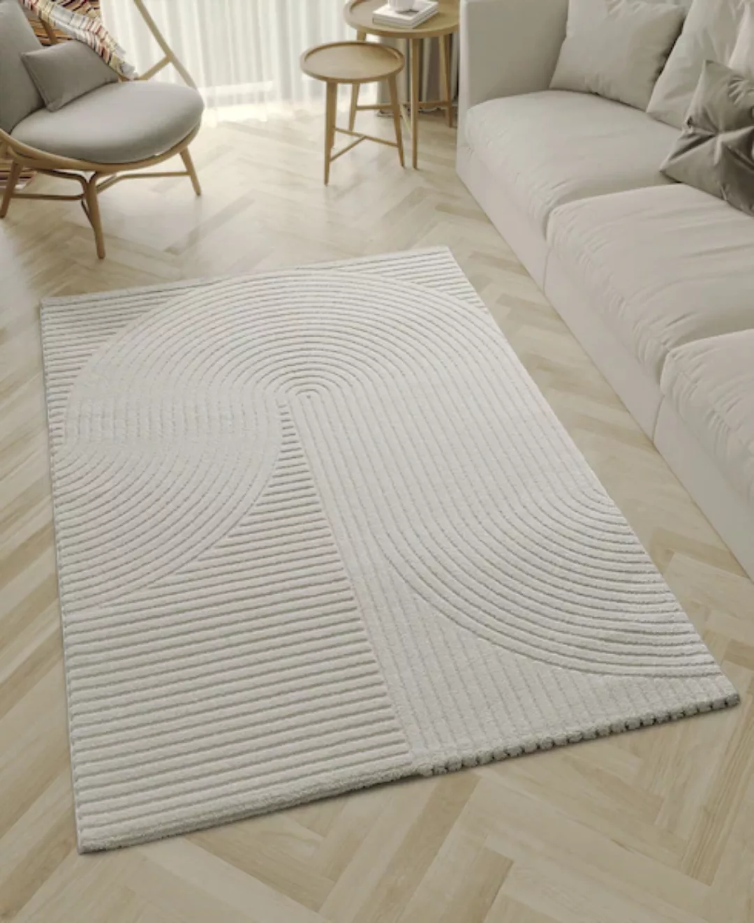 the carpet Teppich »Everest«, rechteckig, moderner Wohnzimmer Teppich hohe günstig online kaufen