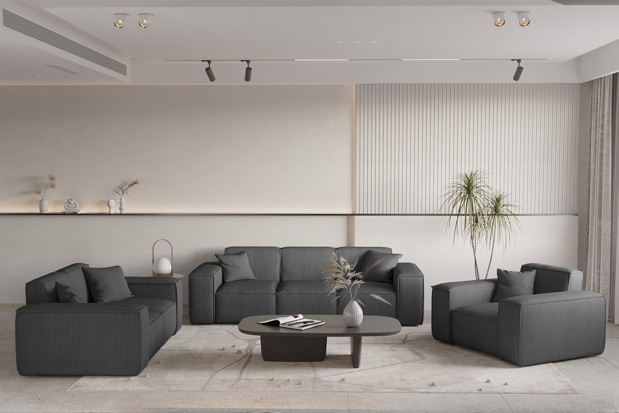 Fun Möbel Polstergarnitur Sofaset Designersofa CELES günstig online kaufen