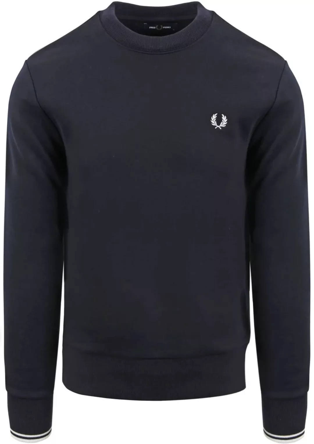 Fred Perry Sweater Logo Dunkel Blau - Größe XXL günstig online kaufen