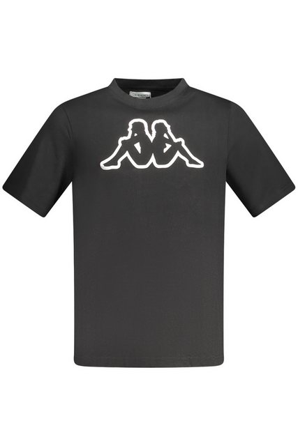 Kappa T-Shirt Herren-Kurzarmshirt, Schwarz, Regular Fit günstig online kaufen