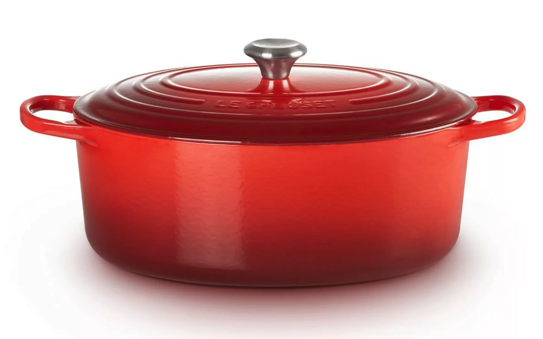 Le Creuset Bräter Signature Oval Gusseisen Kirschrot 35cm günstig online kaufen