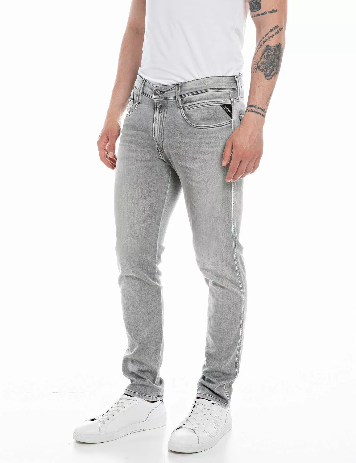 Replay Slim-fit-Jeans ANBASS HYPERFLEX BIO günstig online kaufen