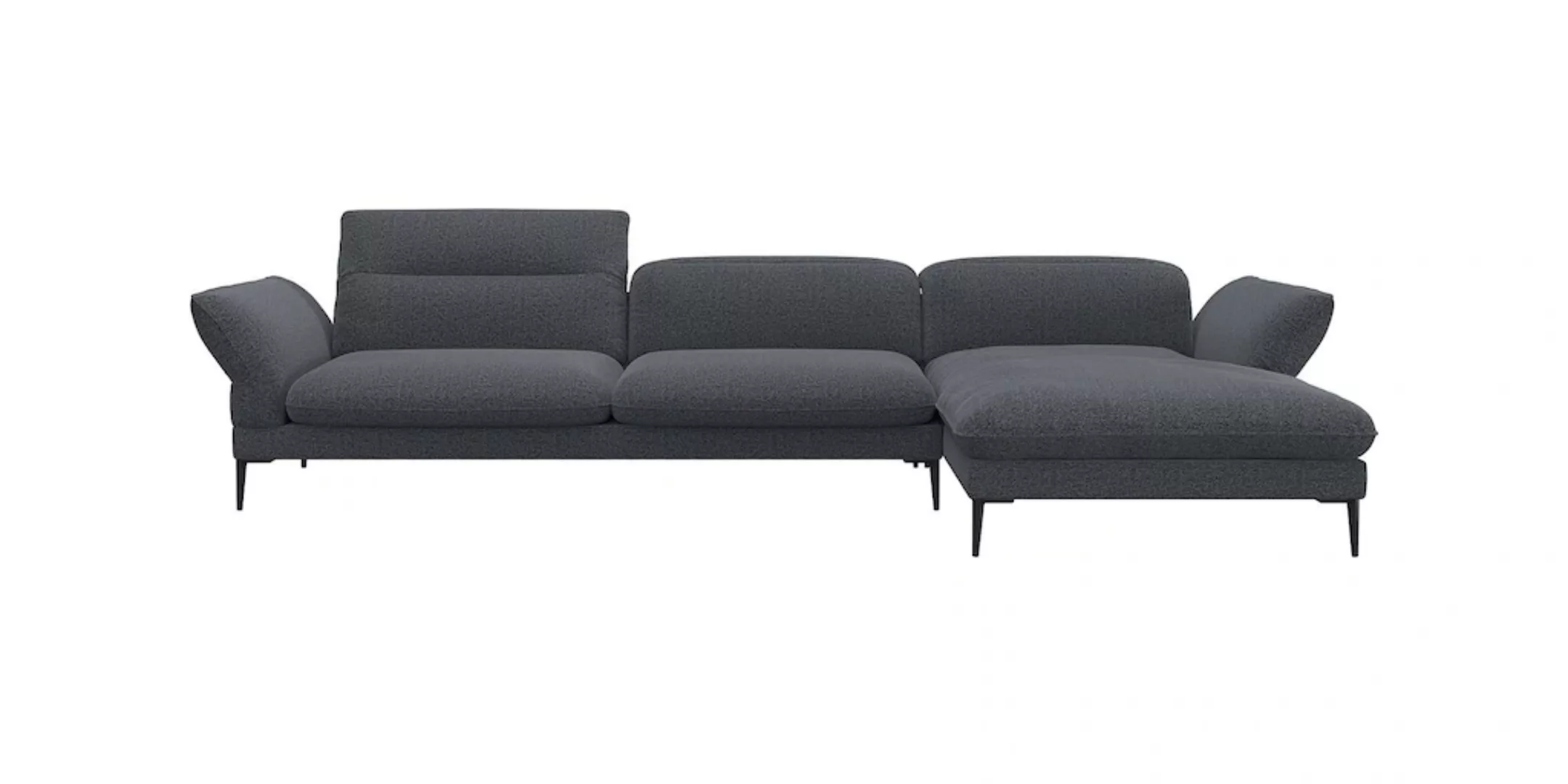 FLEXLUX Ecksofa "Salino, Funktionssofa mit Recamiere, Relaxsofa, Ecksofa", günstig online kaufen