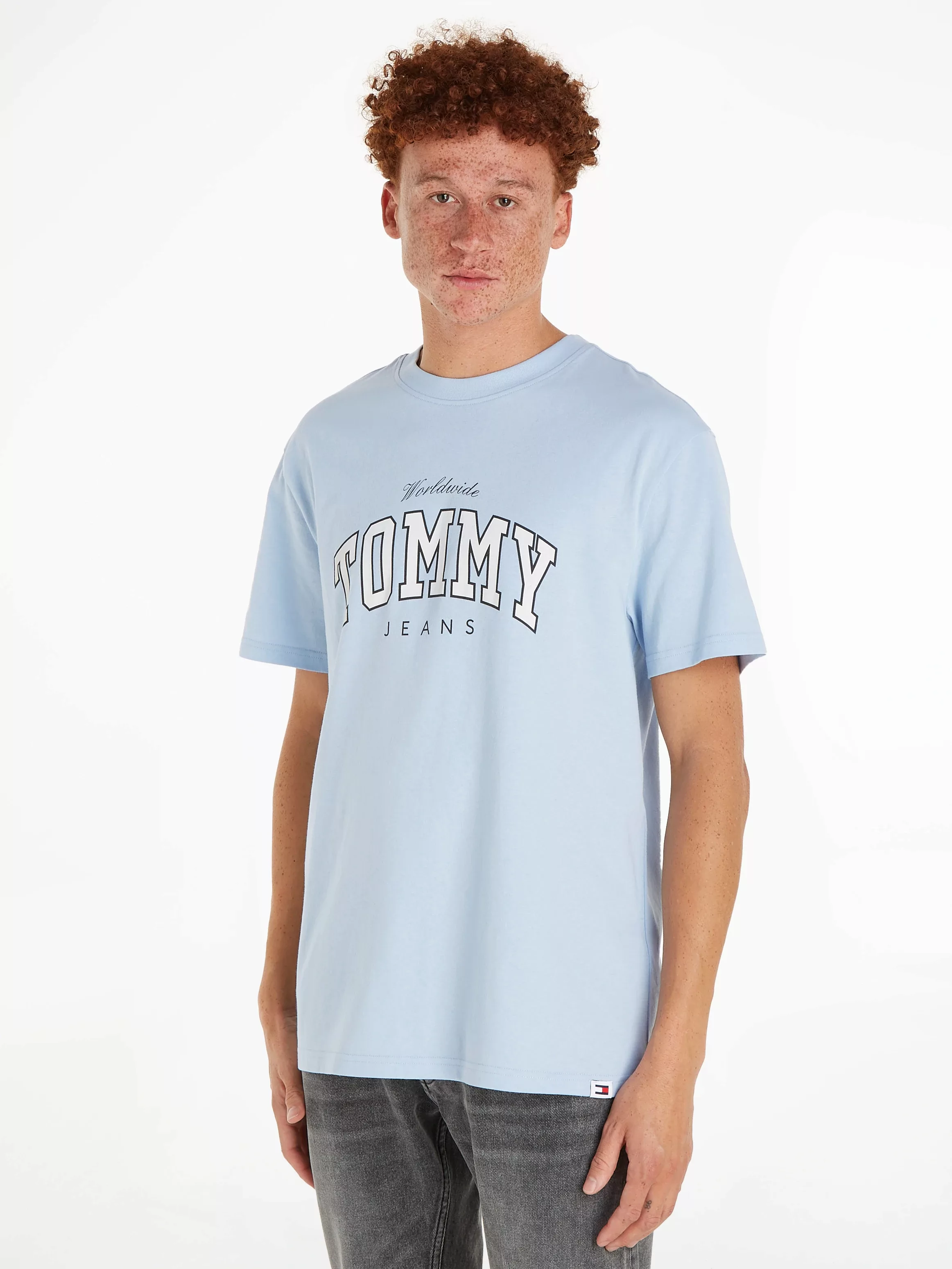 Tommy Jeans T-Shirt TJM REG VARSITY WW TEE EXT mit Rundhalsausschnitt günstig online kaufen