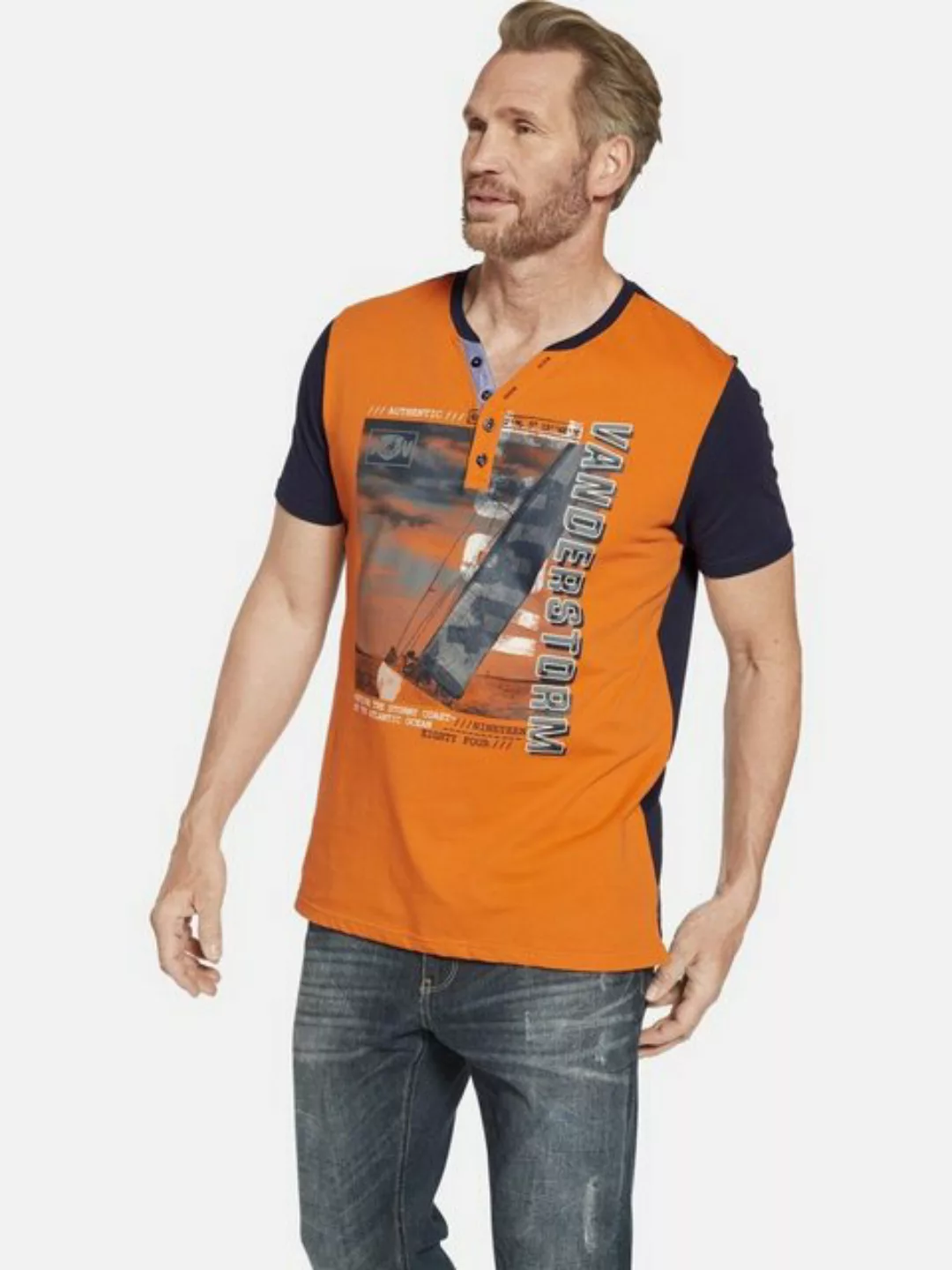 Jan Vanderstorm T-Shirt MUNIBERT mit Segelsport-Motiv günstig online kaufen
