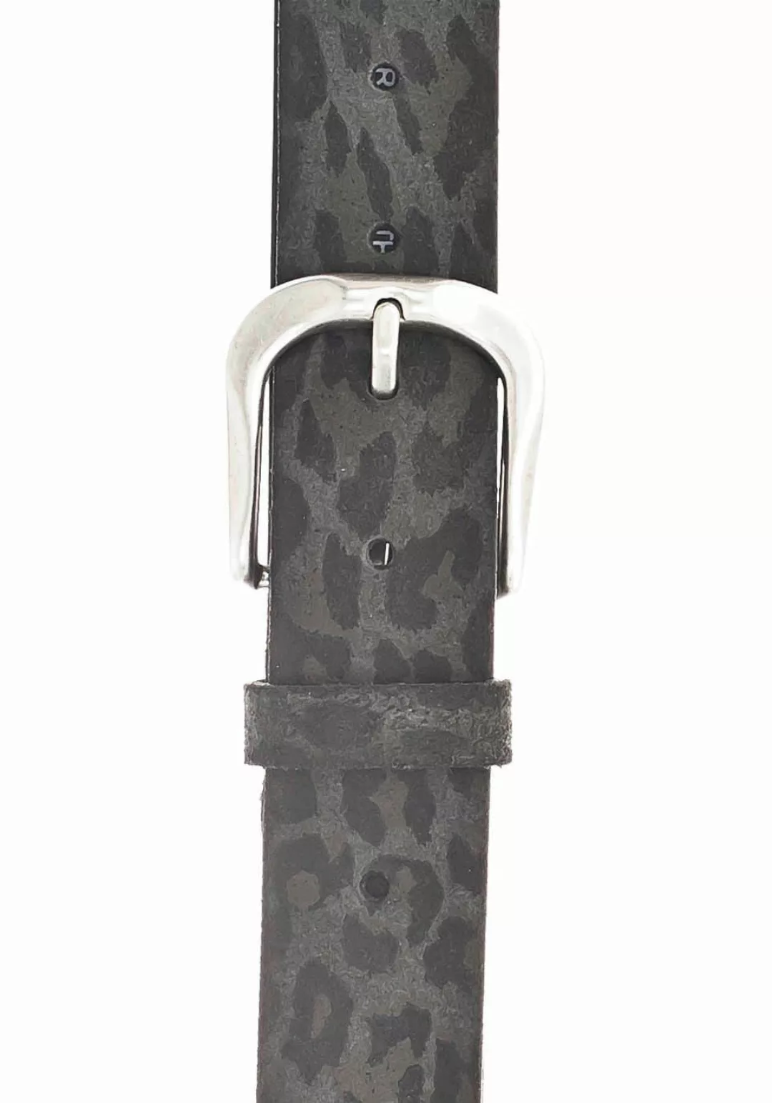 Vanzetti Ledergürtel, mit dunklen Airbrushkanten, Animal-Print, schlichte D günstig online kaufen
