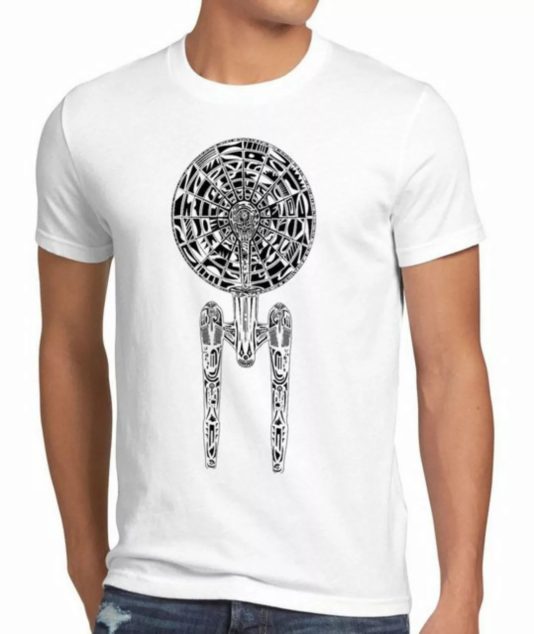 style3 Print-Shirt Herren T-Shirt Trekkie Sci-Fi raumschiff trek enterprise günstig online kaufen