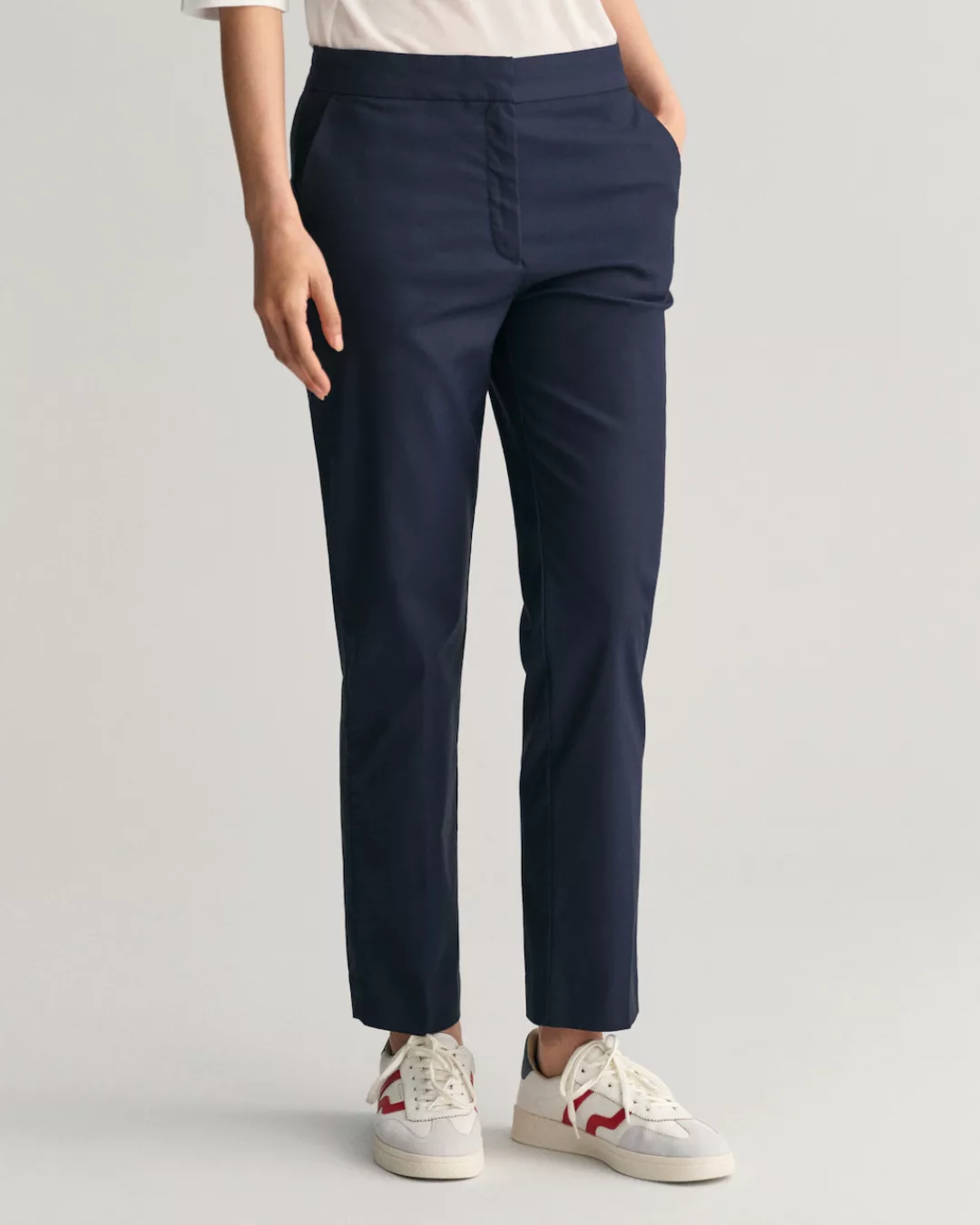 Gant Stoffhose SLIM SLACK mit Bügelfalten an Vorder- und Rückseite günstig online kaufen