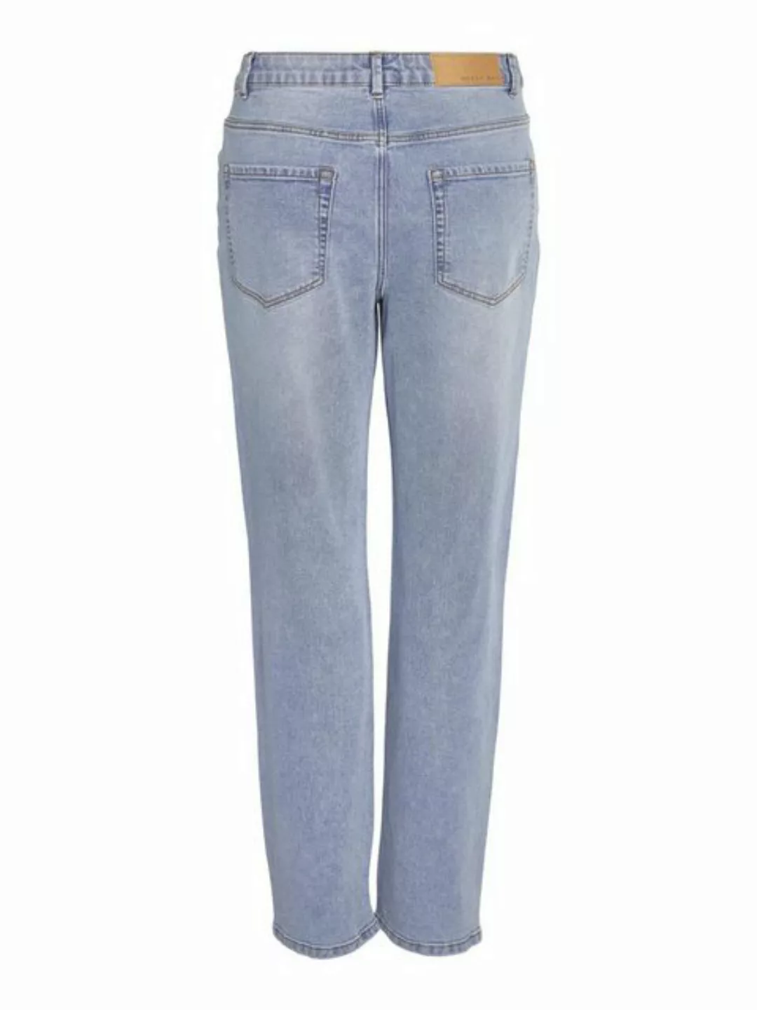 Noisy May Damen Jeans NMGUTHIE Straight Fit Blau - Light Blue Denim günstig online kaufen