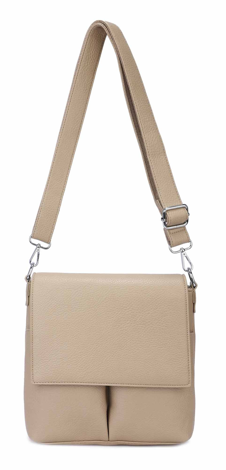 ITALYSHOP24 Schultertasche Damen Tasche Crossbody Umhängetasche günstig online kaufen