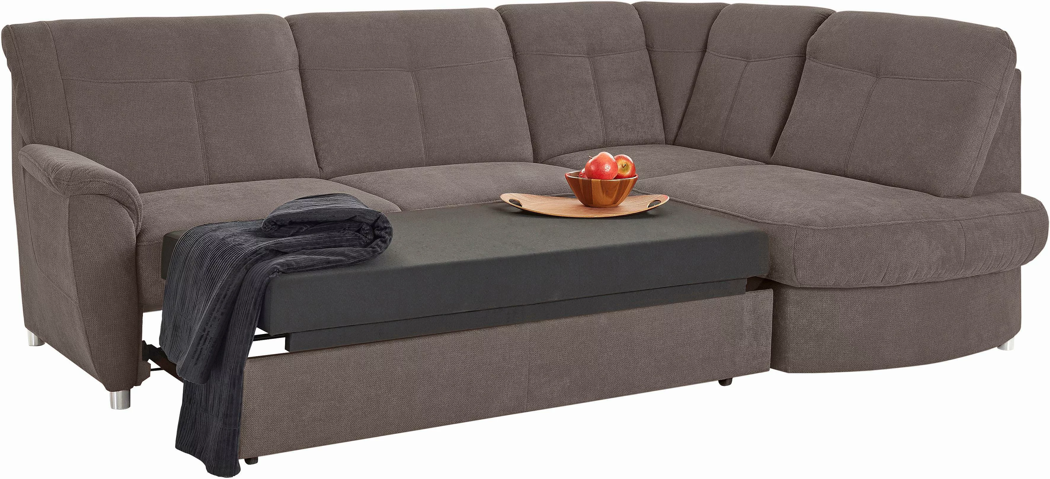 sit&more Ecksofa "Sonoma L-Form", wahlweise mit Bettfunktion und Bettkasten günstig online kaufen