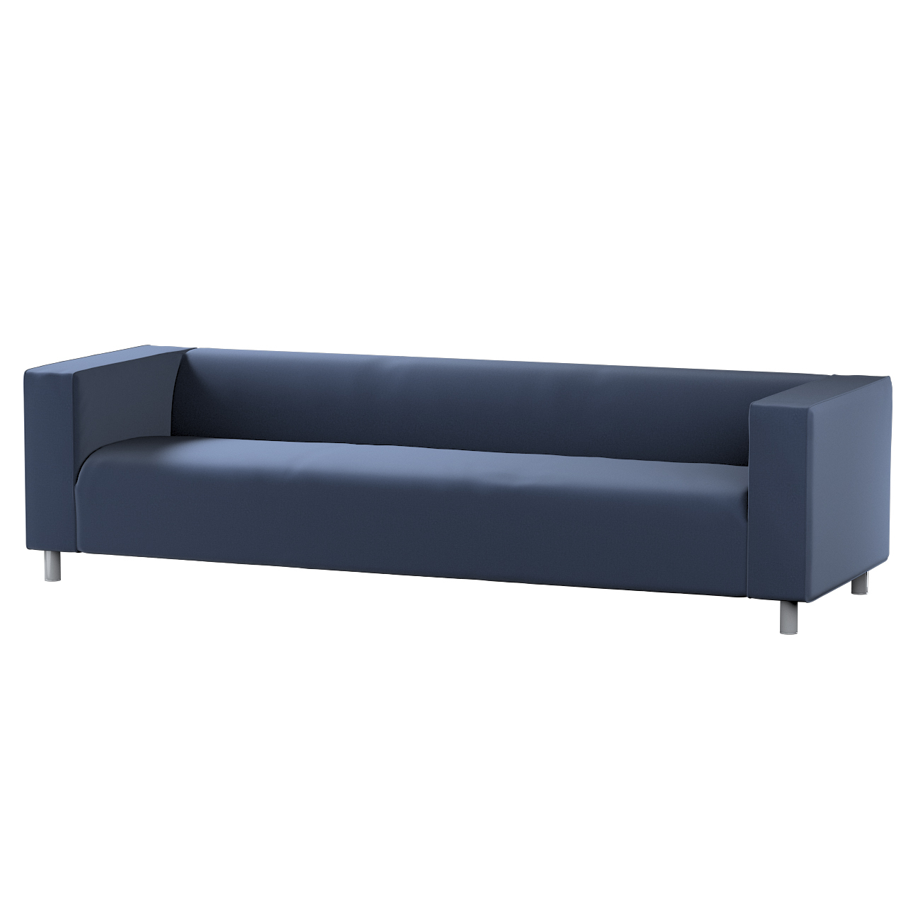 Bezug für Klippan 4-Sitzer Sofa, dunkelblau, Bezug für Klippan 4-Sitzer, In günstig online kaufen