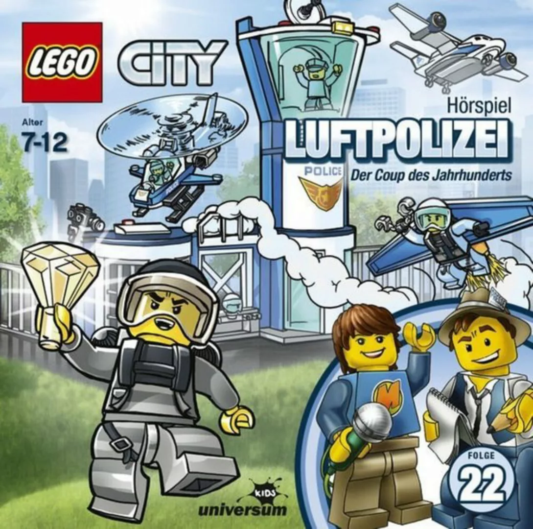 Leonine Hörspiel LEGO City - Luftpolizei. Tl.22, 1 Audio-CD, 1 Audio-CD günstig online kaufen