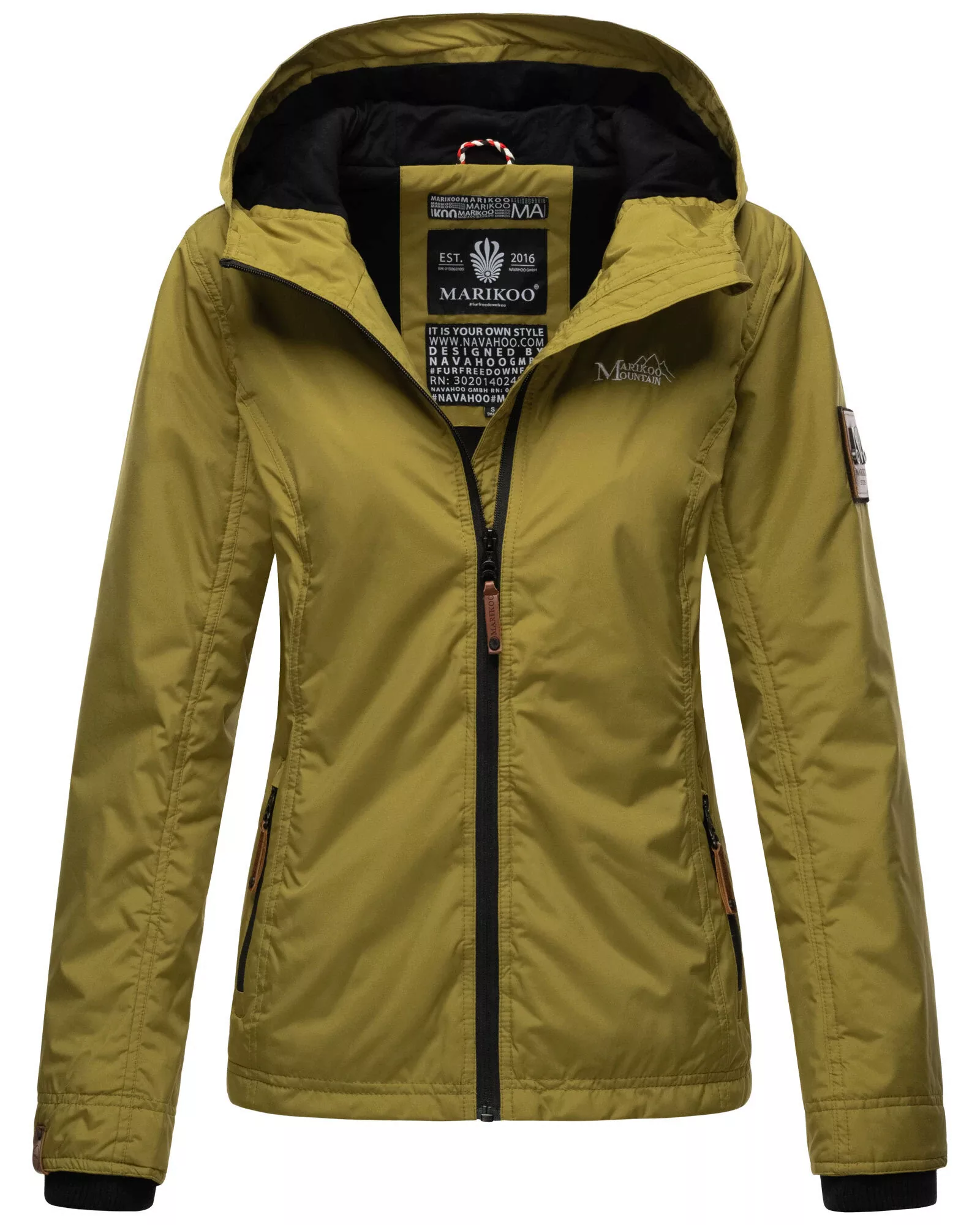 Marikoo Outdoorjacke "Brombeere", sportliche Übergangsjacke mit Kapuze günstig online kaufen