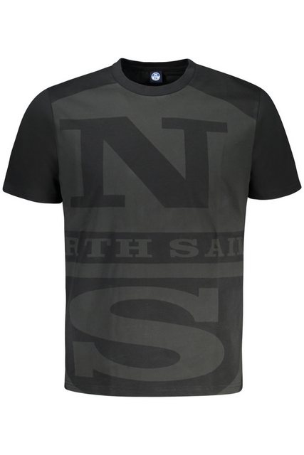 North Sails T-Shirt Kurzarm-Herren-T-Shirt Schwarz mit günstig online kaufen