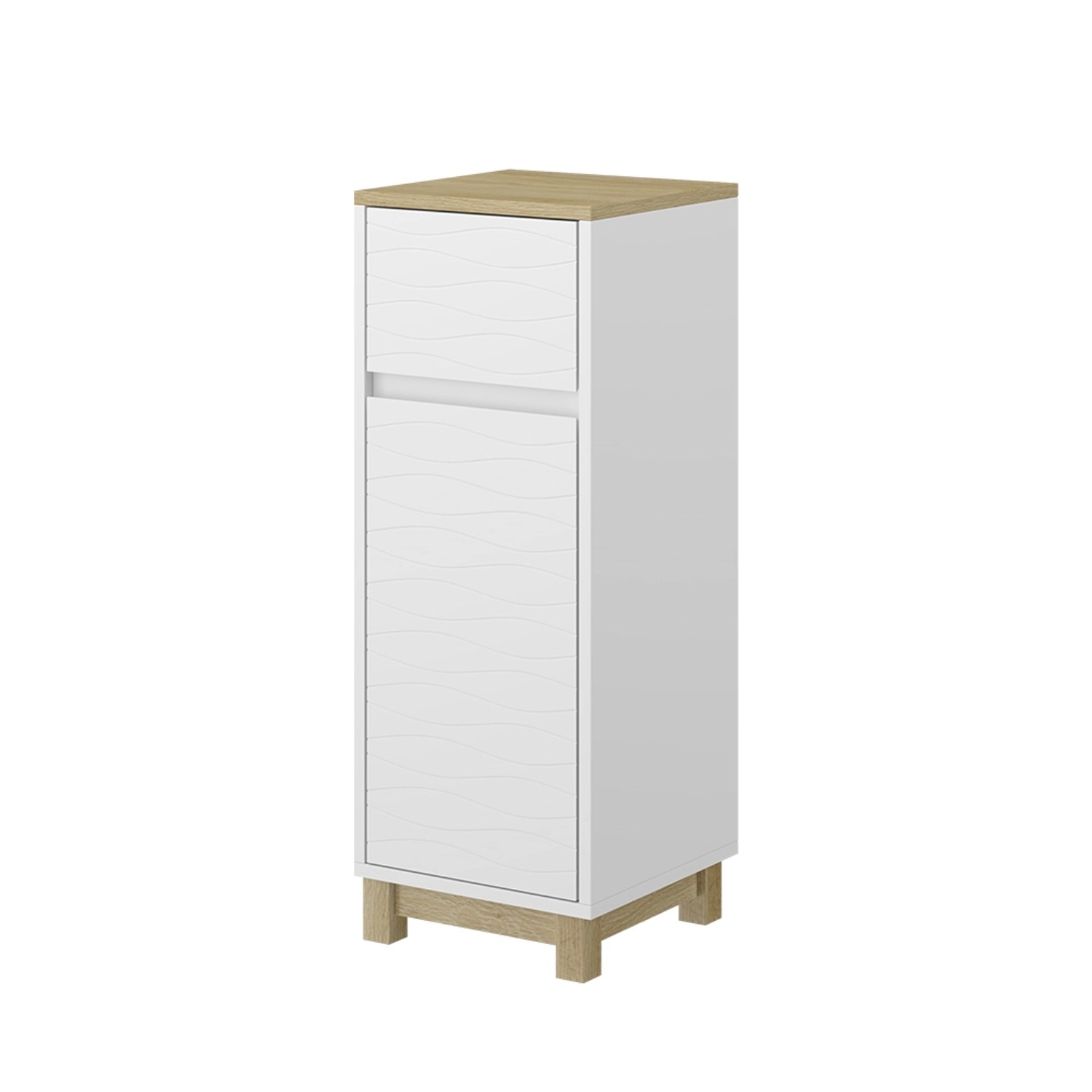Vicco Midischrank Livia, Weiß/Holz, 30 x günstig online kaufen