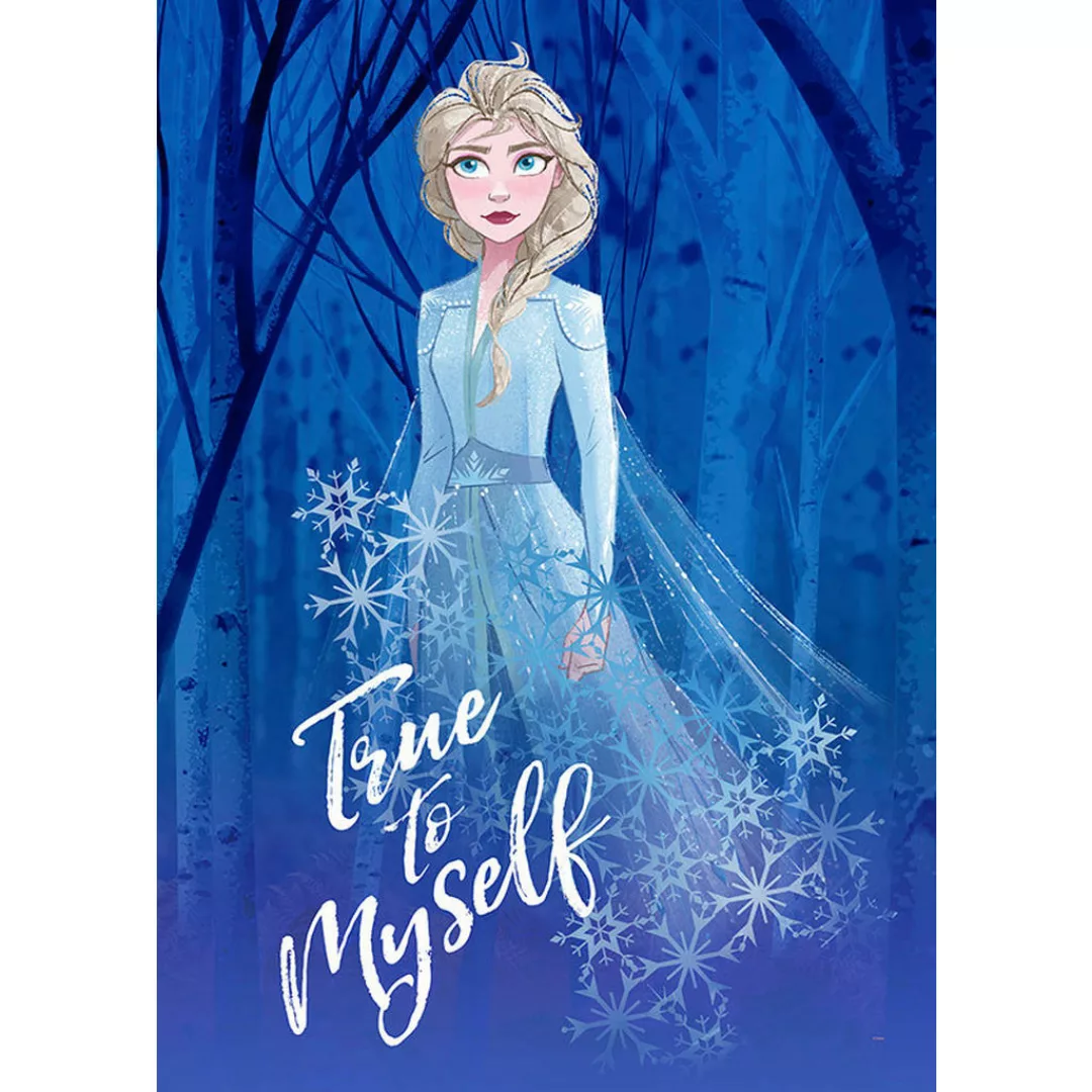 KOMAR Wandbild - Frozen 2 Elsa true to myself - Größe: 50 x 70 cm mehrfarbi günstig online kaufen