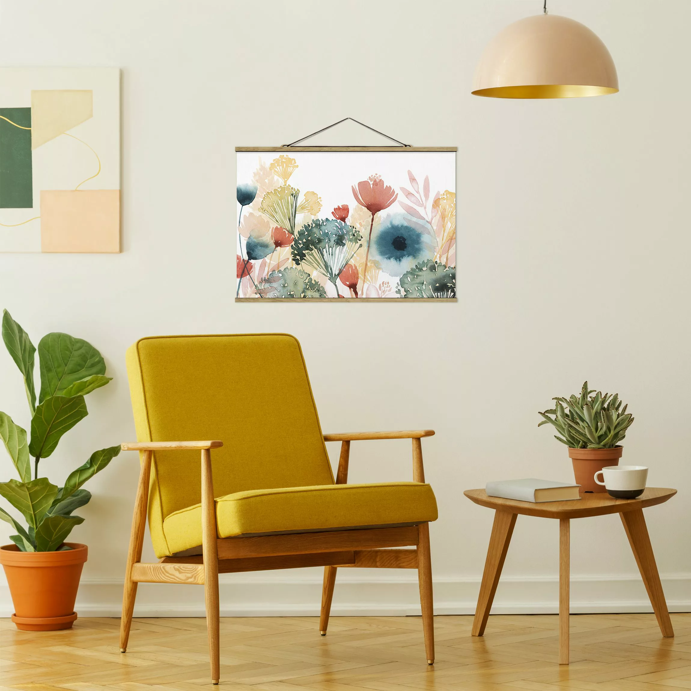 home24 Stoffbild Wildblumen im Sommer I günstig online kaufen