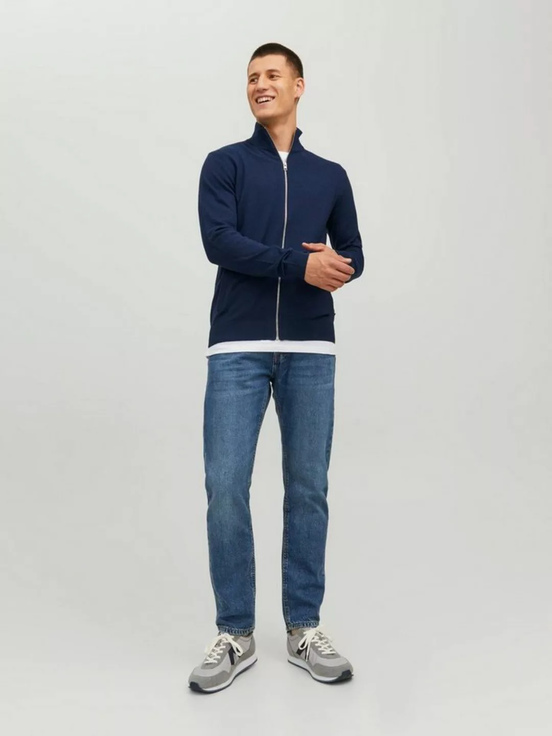 Jack & Jones Strickjacke Emil (1-tlg) Plain/ohne Details günstig online kaufen