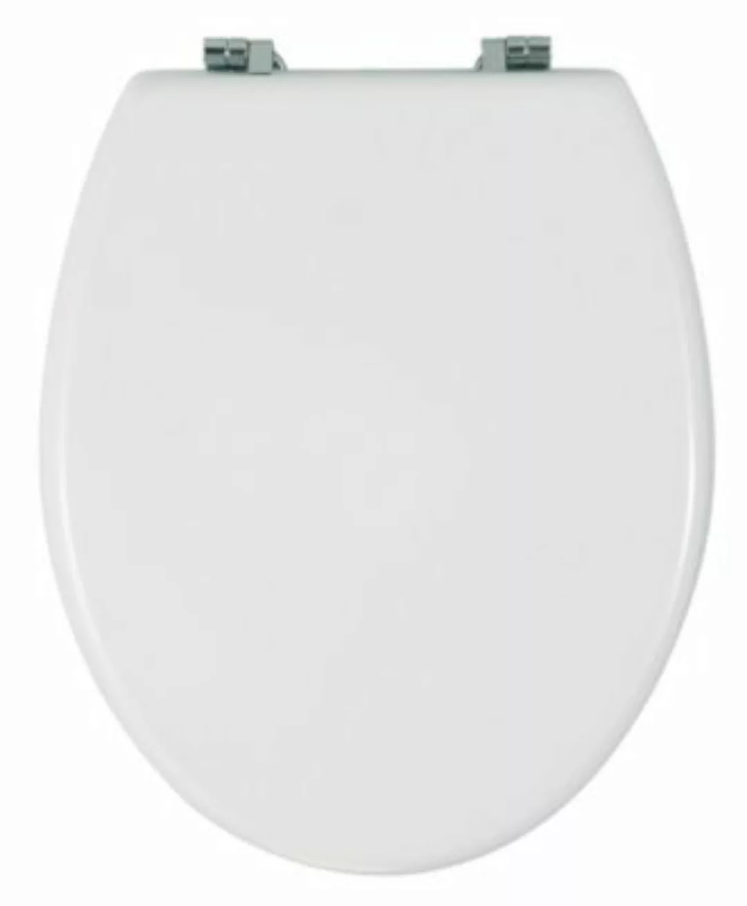 WENKO WC-Sitz Bali Weiß silber/weiß günstig online kaufen