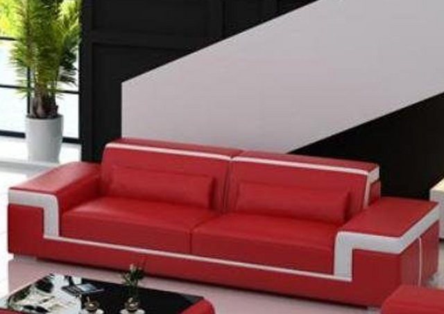 JVmoebel Sofa Designer Dreisitzer Luxus Sofa Polstermöbel stilvolles Design günstig online kaufen