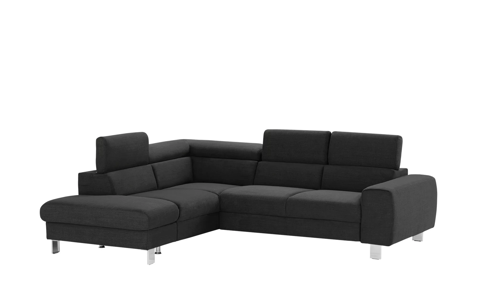 uno Ecksofa  Los Angeles ¦ schwarz ¦ Maße (cm): B: 249 H: 72 T: 207 Polster günstig online kaufen