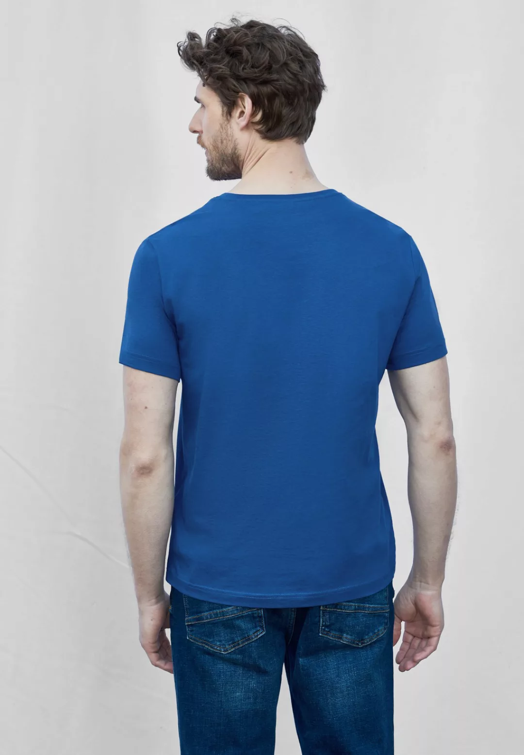 STREET ONE MEN T-Shirt, aus reiner Baumwolle günstig online kaufen