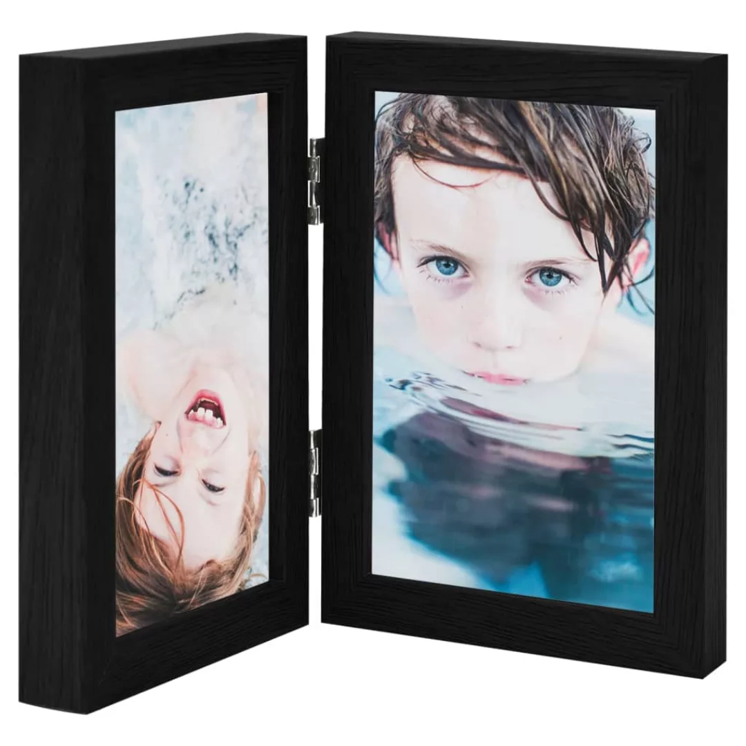 Zweifach-bilderrahmen Collage Schwarz 2x(21x29,7 Cm) günstig online kaufen