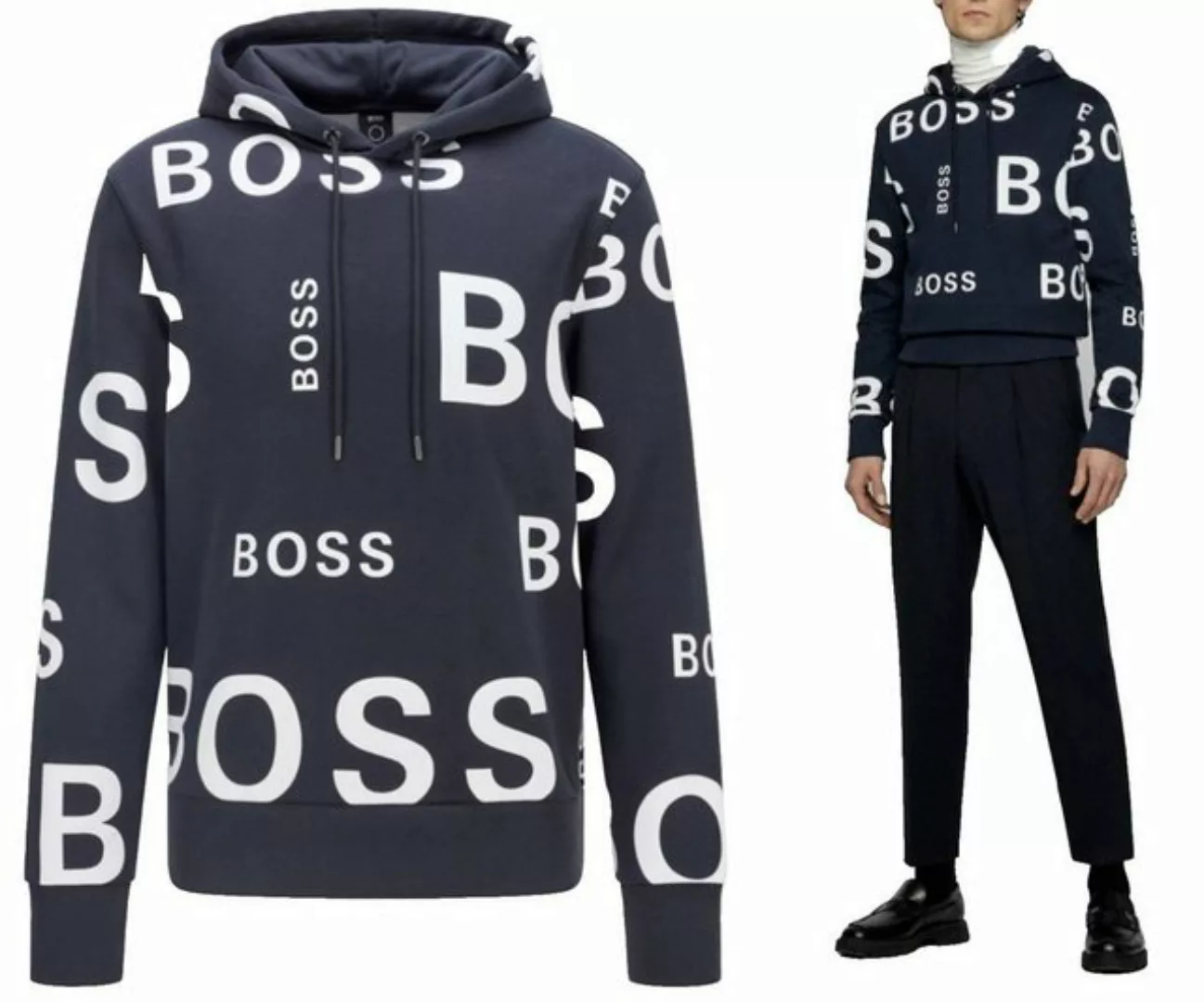 BOSS Sweatshirt HUGO BOSS Seeger 33 Hoodie Pullover Sweater Sweatshirt Hood günstig online kaufen
