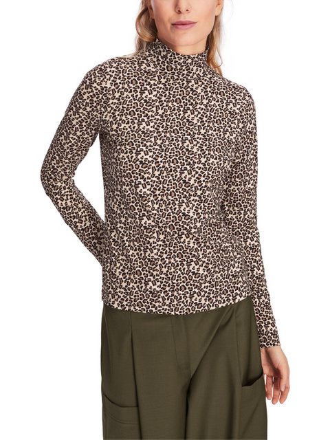 Marc Cain Langarmshirt Patch it Up Premium Damenmode mit hohem Turtle-Neck günstig online kaufen