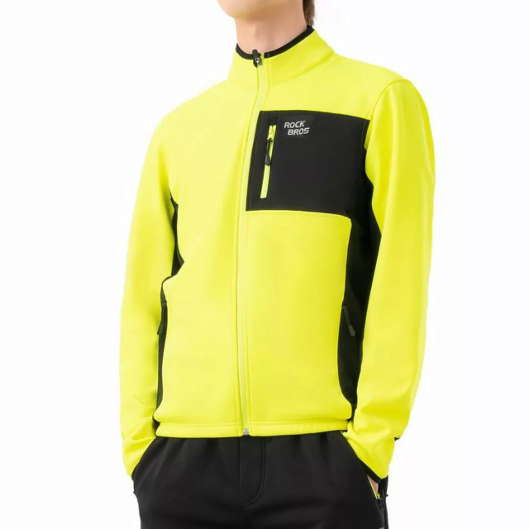 ROCKBROS Fahrradjacke Winter Fahrradjacke Herren Winddicht Warm Wanderjacke günstig online kaufen