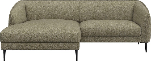 FLEXLUX Ecksofa "Belle Designsofa, bequem durch Kaltschaum im Sitz", Skandi günstig online kaufen