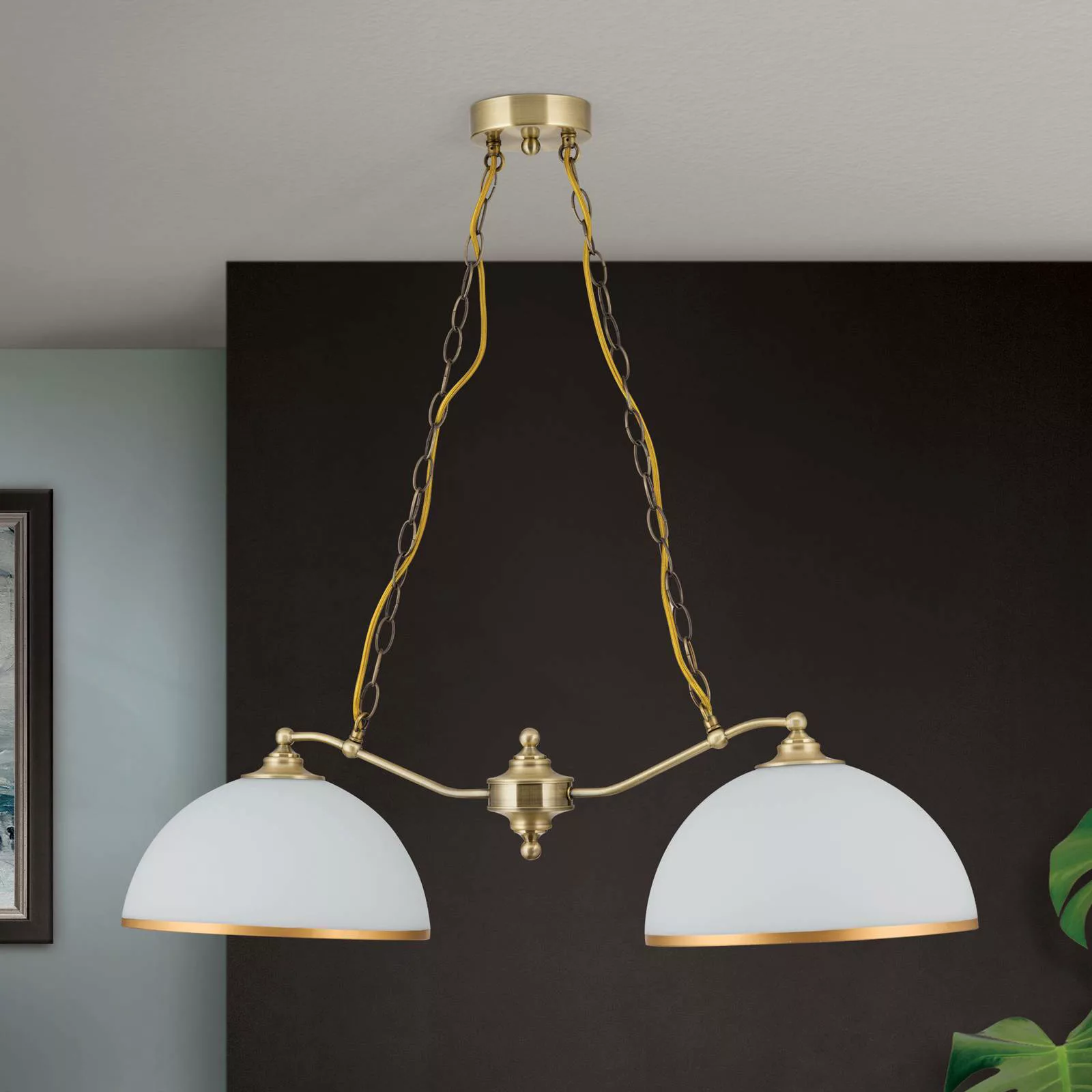 Hängeleuchte Old Lamp mit Kettenabhängung, 2-flg. günstig online kaufen