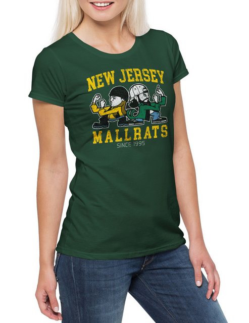 Urban Backwoods Print-Shirt New Jersey Mallrats Damen T-Shirt Jay and Nerd günstig online kaufen