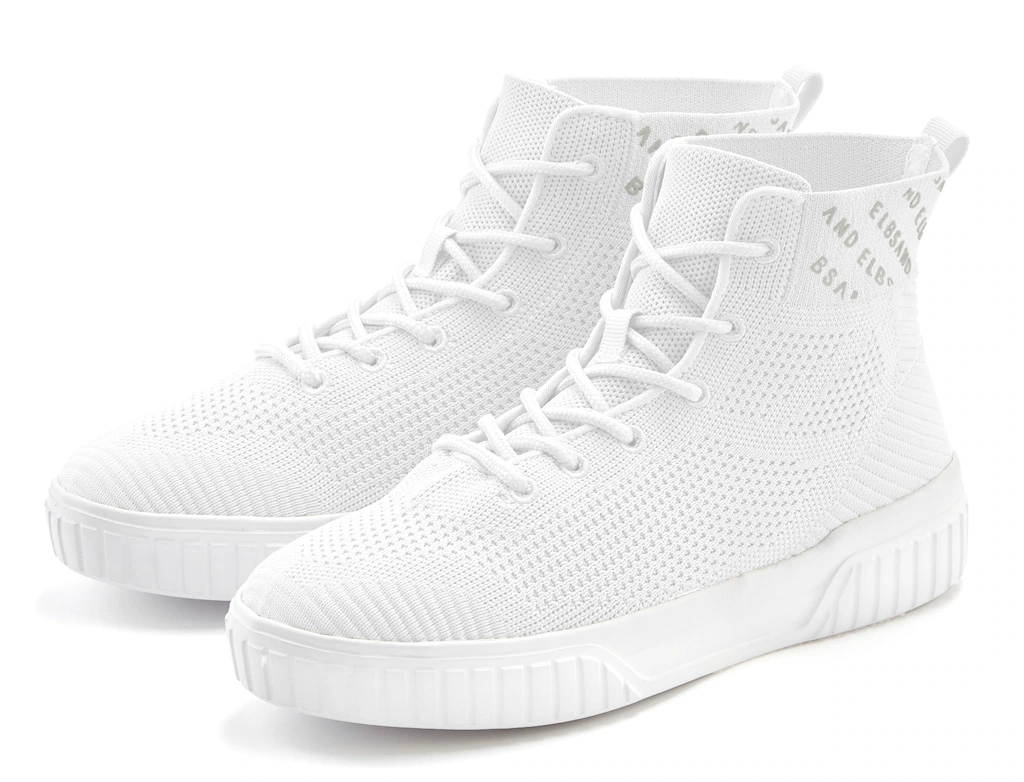 Elbsand Sneaker, High Top in modischer Mesh-Optik VEGAN günstig online kaufen