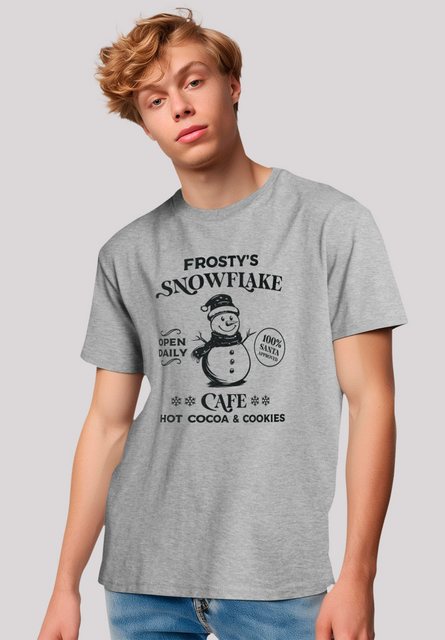 F4NT4STIC T-Shirt Frostys Snowflake Cafe Retro Weihnachten Premium Qualität günstig online kaufen