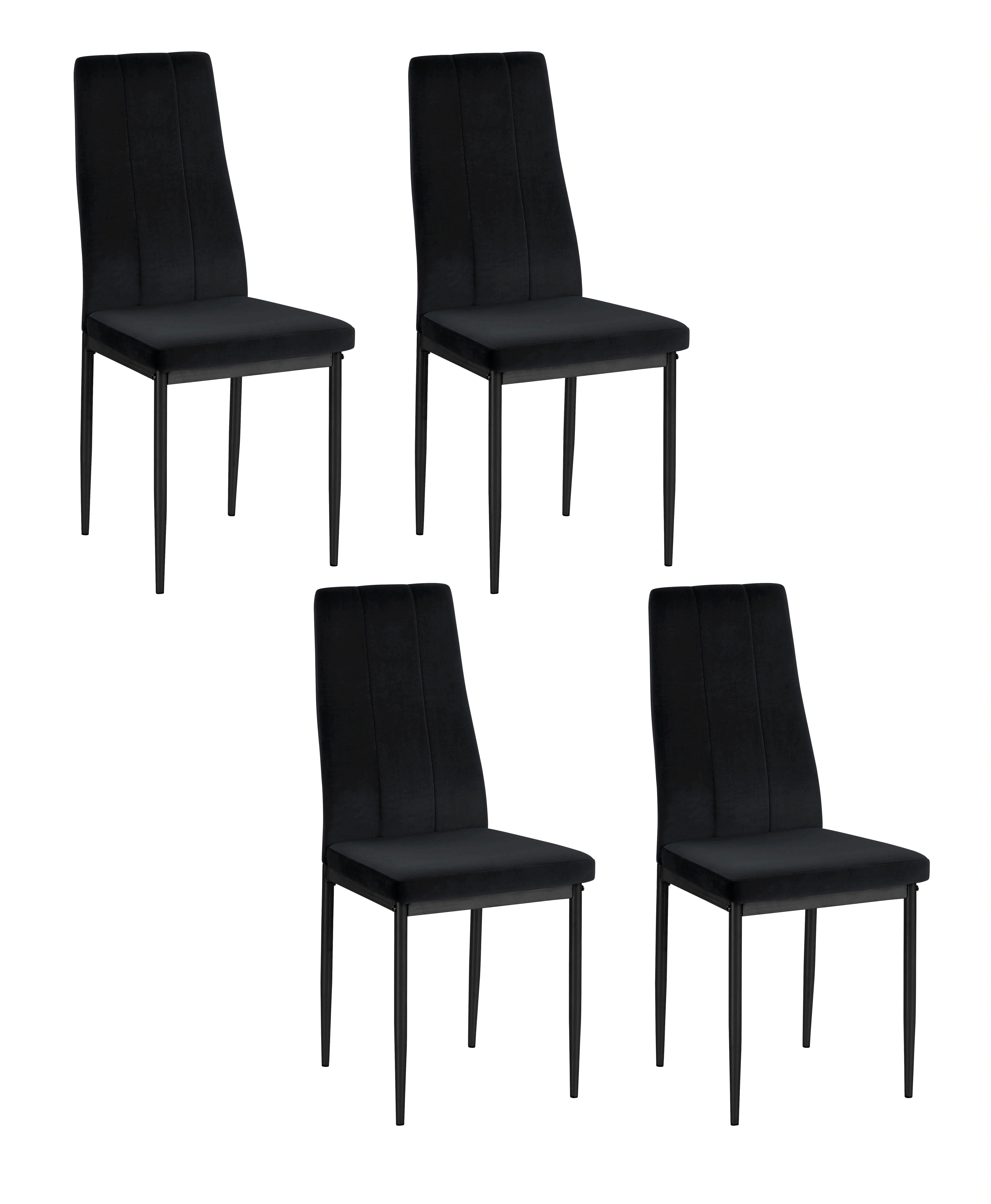 INOSIGN Esszimmerstuhl "Remus", (Set), 4 St., Samtvelours, im 1er,2er und 4 günstig online kaufen