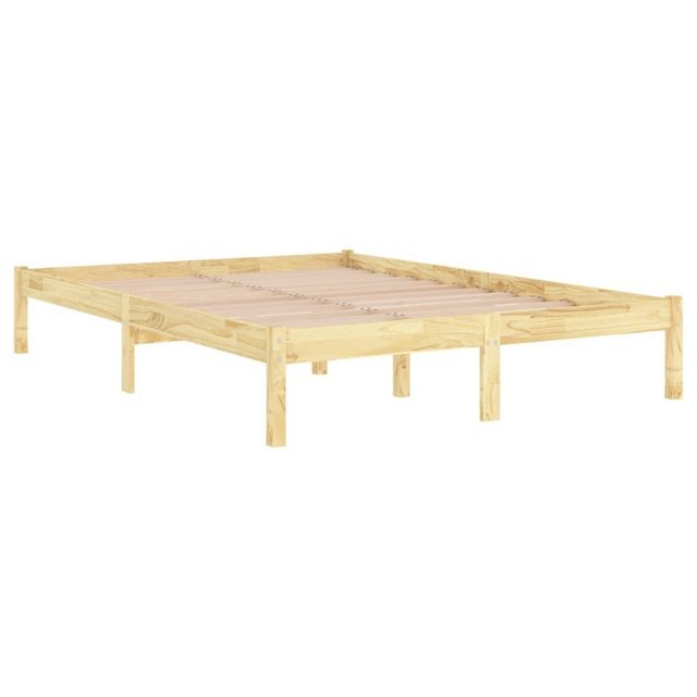 furnicato Bettgestell Massivholzbett Kiefernholz 140x190 cm (1-tlg) günstig online kaufen