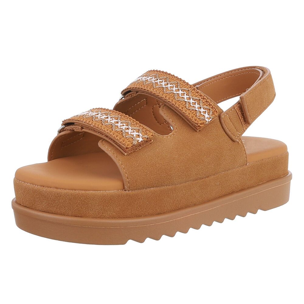 Ital-Design Bequeme Damen-Sandalen mit verstellbaren Riemen, günstig online kaufen