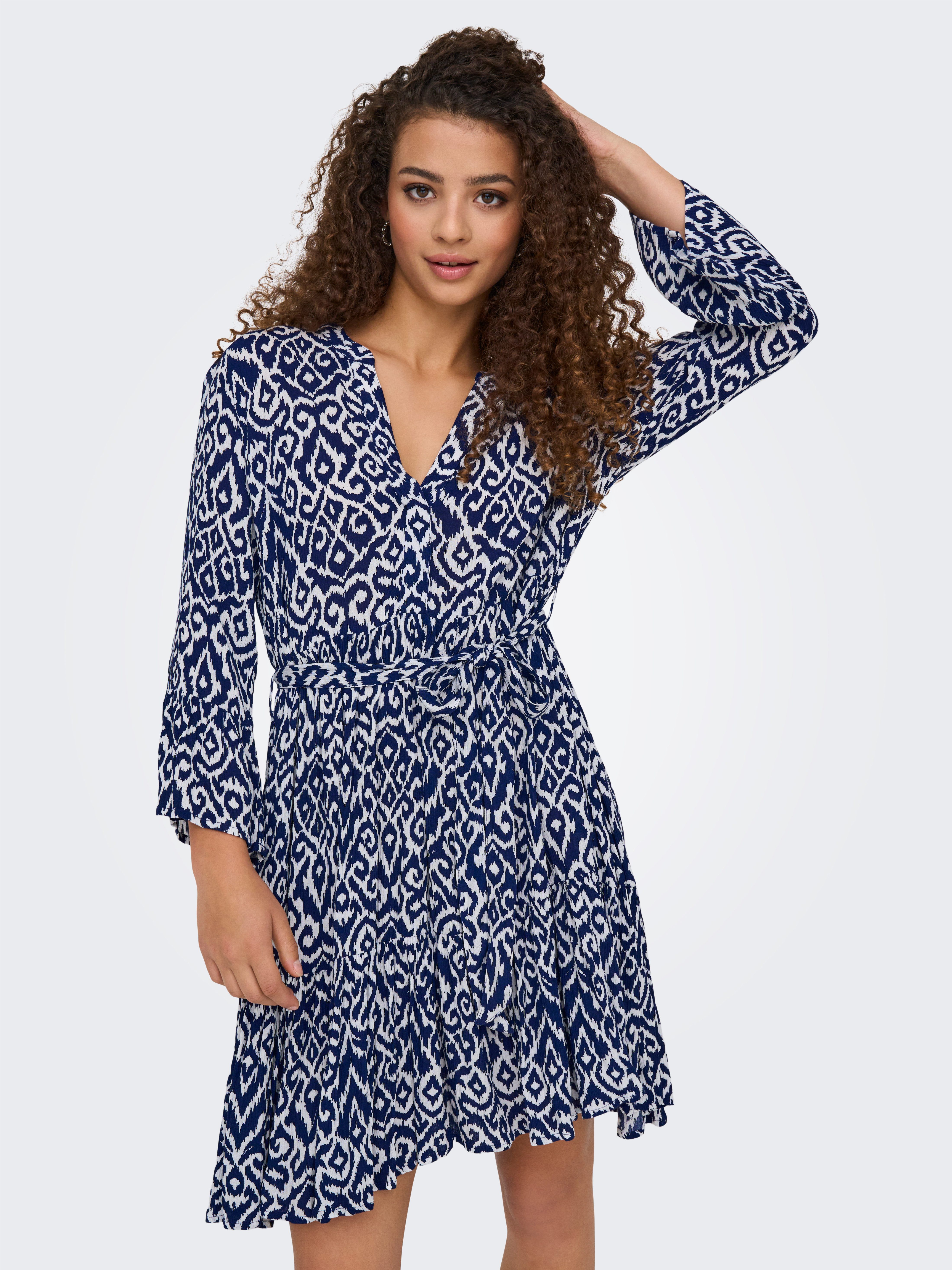 ONLY Blusenkleid ONLCLEMMENTINE LIFE 3/4 DRESS günstig online kaufen